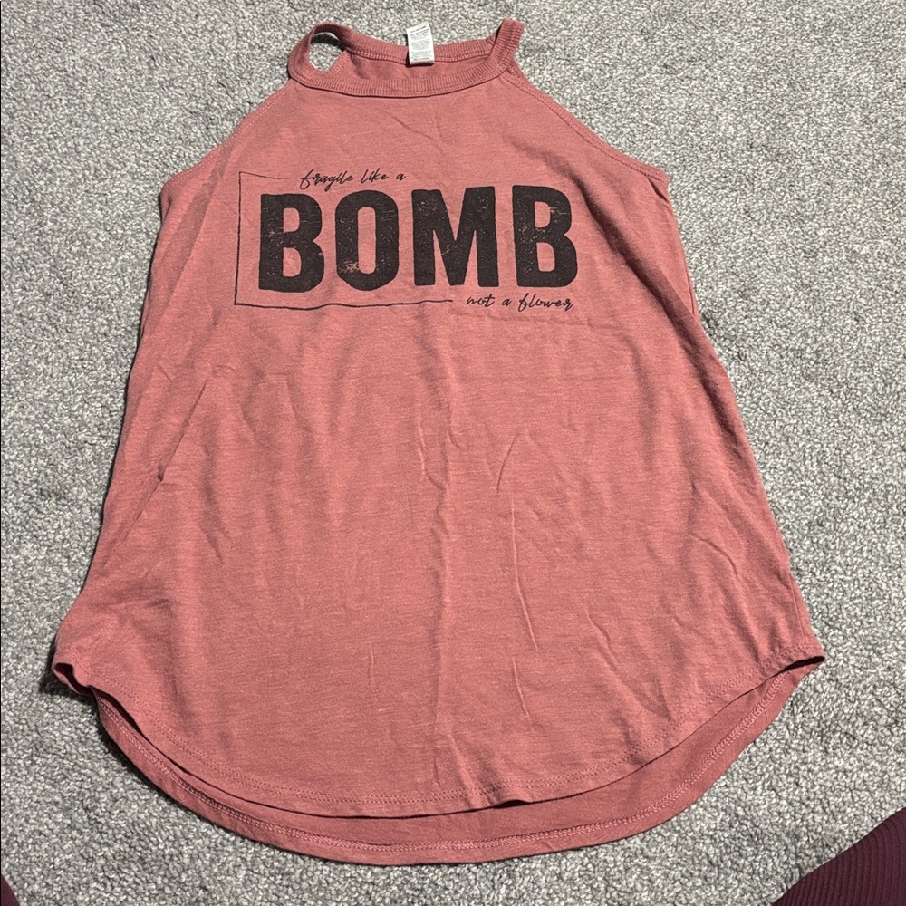 Women's Graphic Tank Top - Red